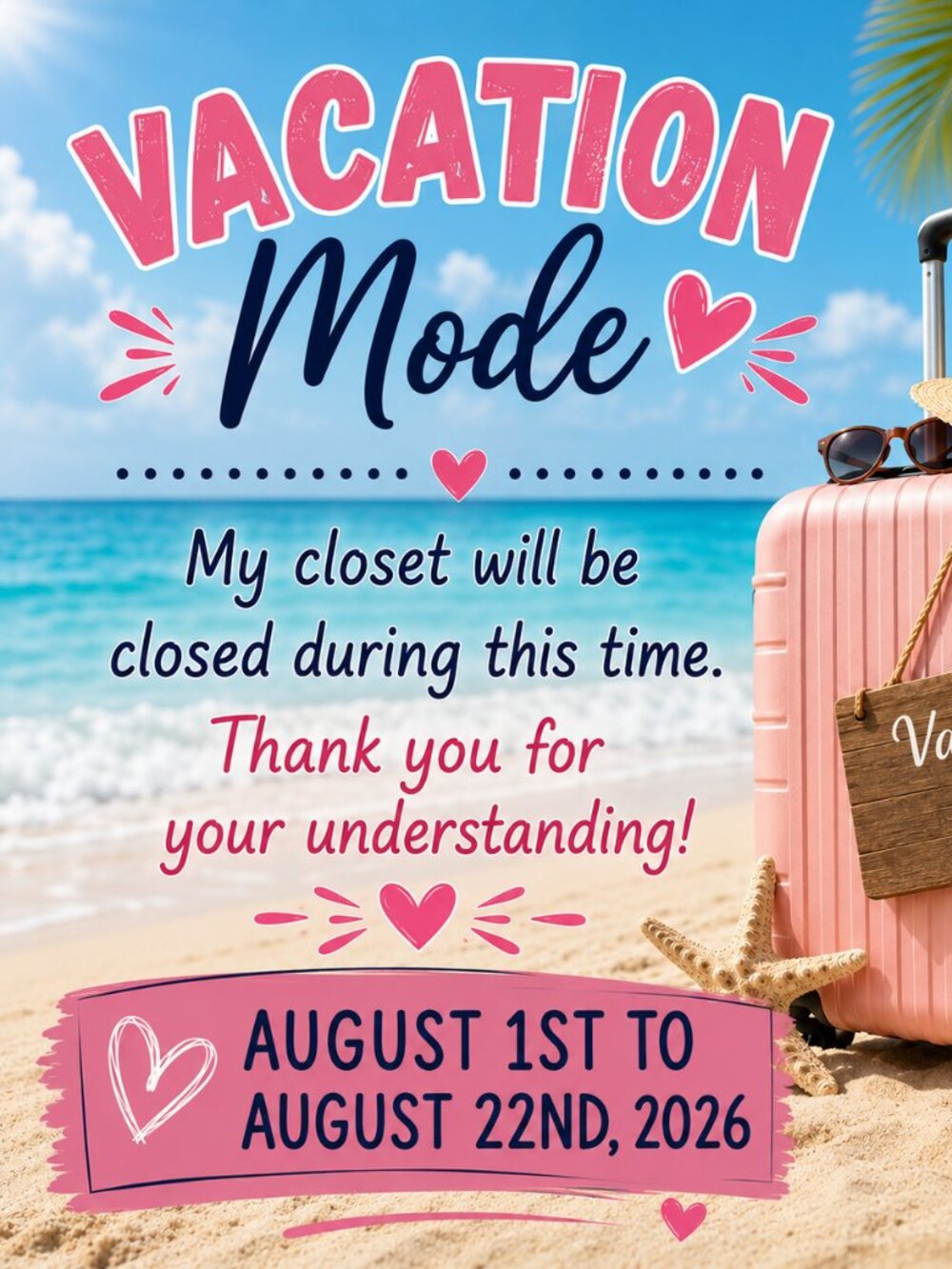 I'M BACK!!!  VACATION MODE OVER!!!